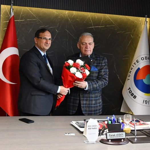 Selahattin Taş'tan Başkan Aydın'a Ziyaret