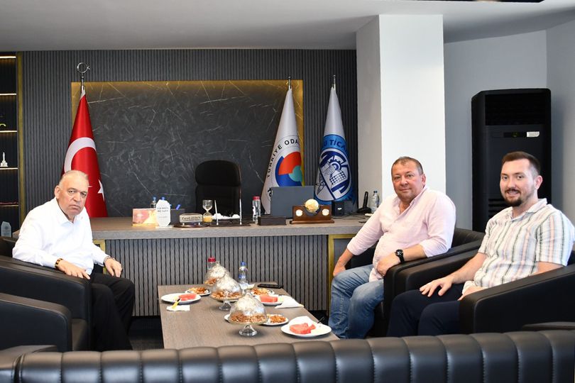 BÖLGE KOMUTANI TÜMGENERAL YILDIRIM'DAN BAŞKAN AYDIN'A ZİYARET