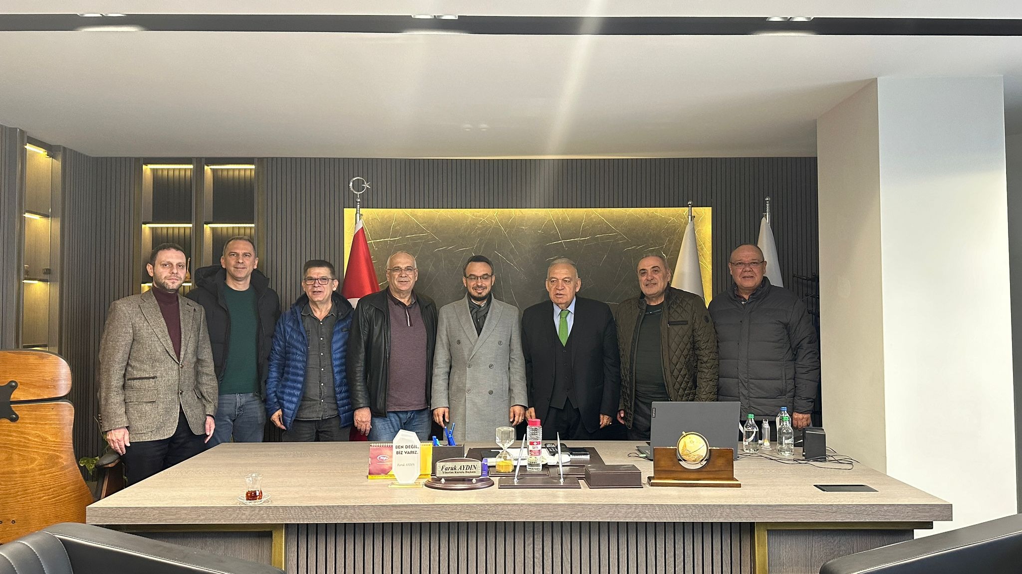 Yunus Oğan’dan, Başkan Faruk Aydın’a Ziyaret