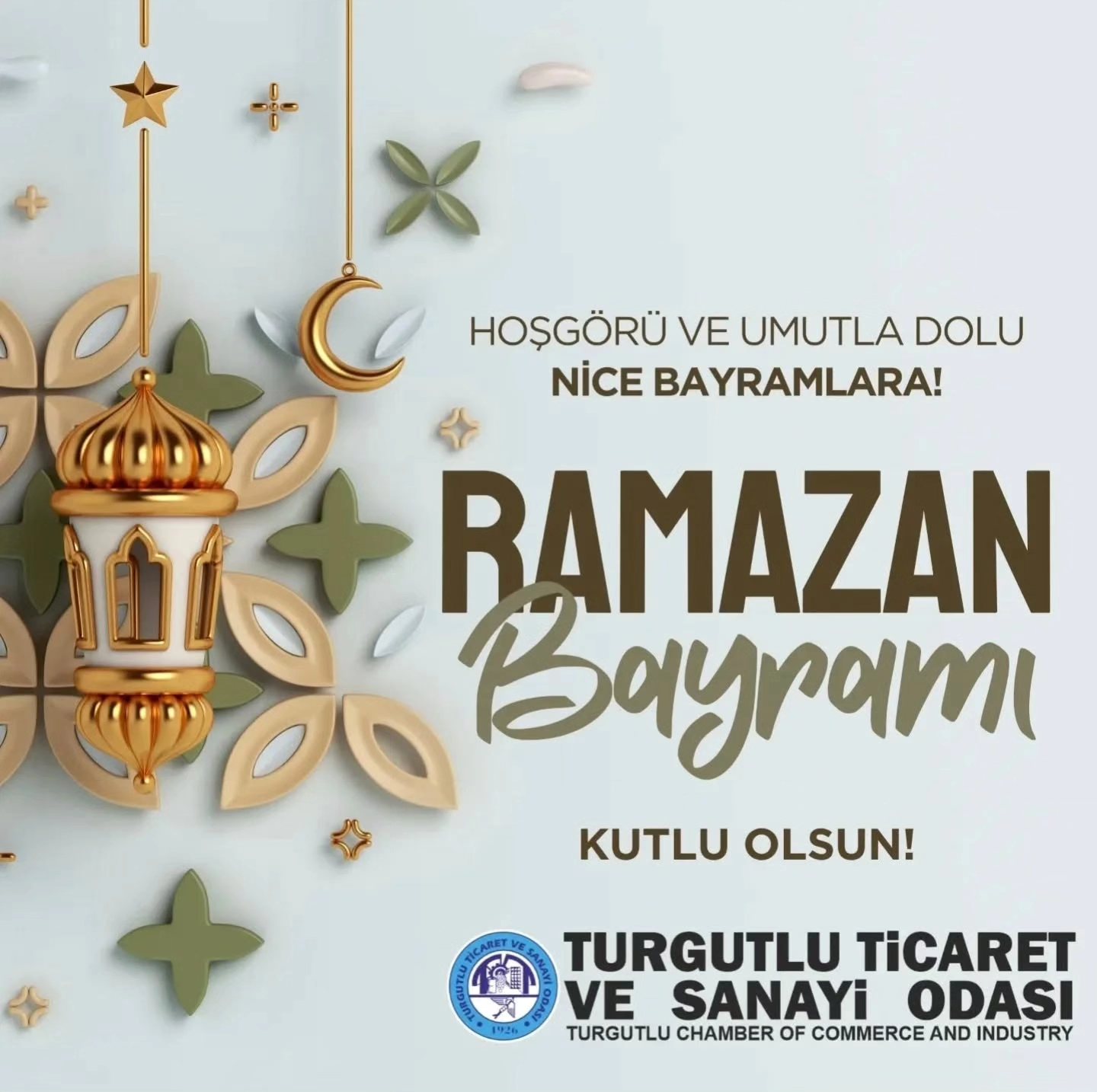 TUTSO Başkanı Faruk Aydın’dan Ramazan Bayramı Mesajı