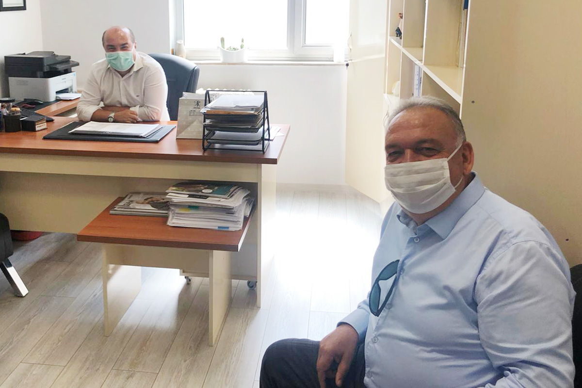 Başkan Aydın'dan, Profesör Doktor Cenk Demirdöver'e Ziyaret