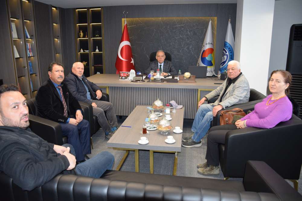 Salihli Tariş Pamuk Birliği'nden, Başkan Aydın'a Ziyaret