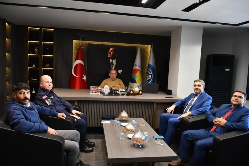 SGK ve Jandarma'dan, Başkan Faruk Aydın'a Ziyaret