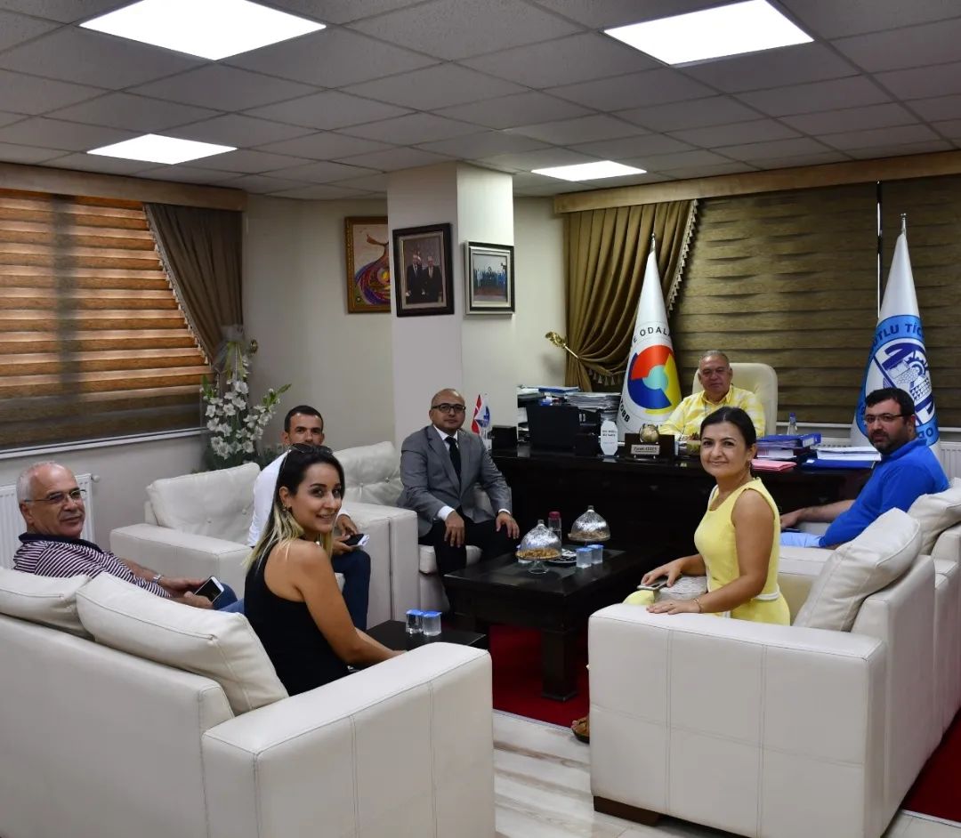 Kamil Semizler İlkokulu Heyetinden Başkan Aydın\'a Ziyaret