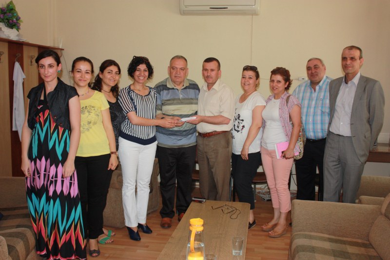 YANSIMALAR SERGİSİNİN GELİRİ ENGELLİ ÖĞRENCİLERE