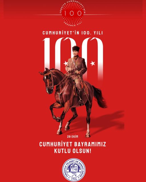 Cumhuriyetimizin 100. Yılı Kutlu Olsun!