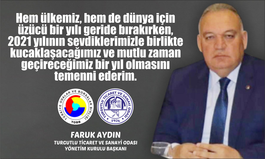 Başkan Aydın'dan Yeni Yıl Mesajı