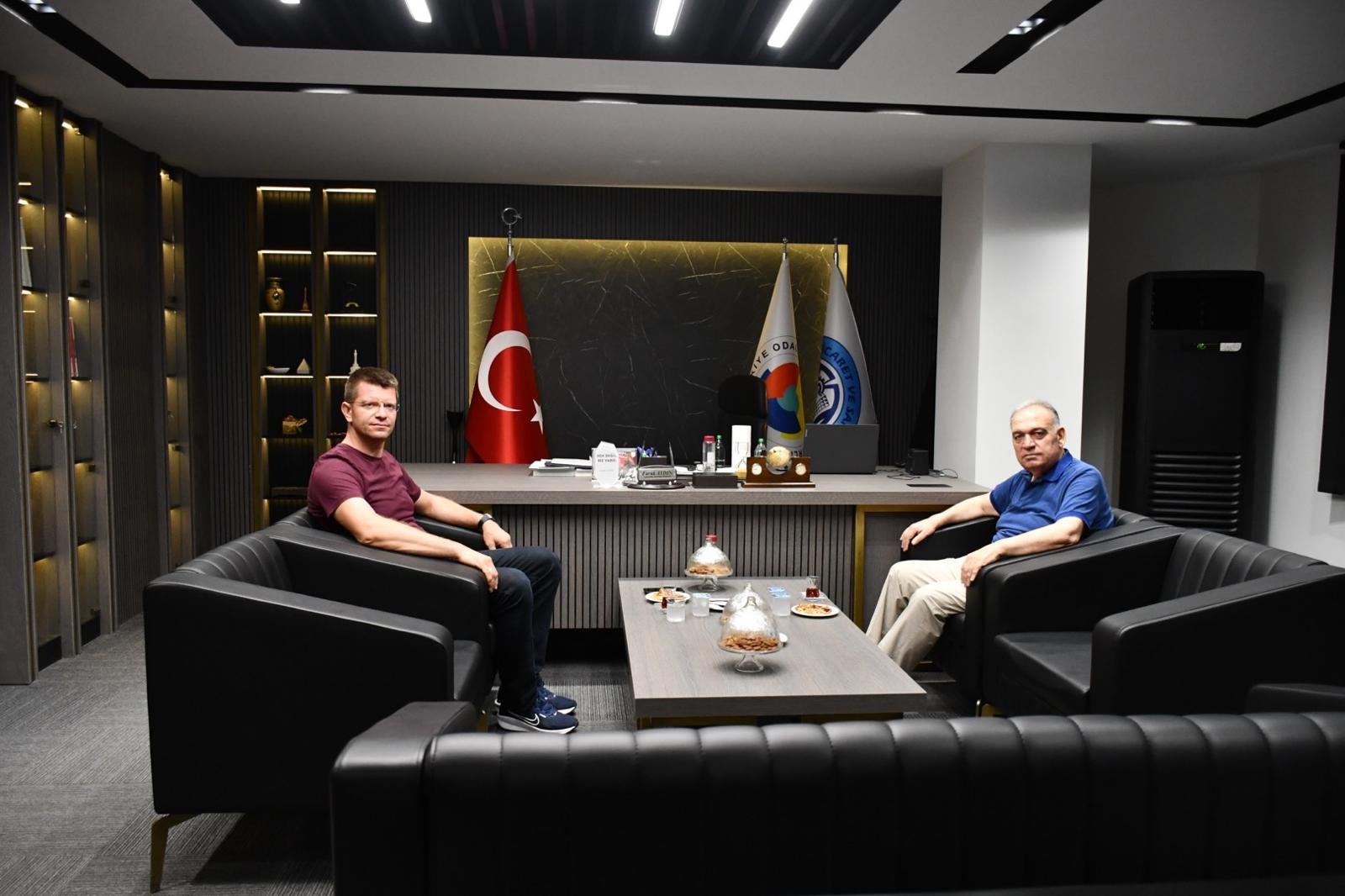 Savcı Biçer'den, Başkan Aydın'a Ziyaret