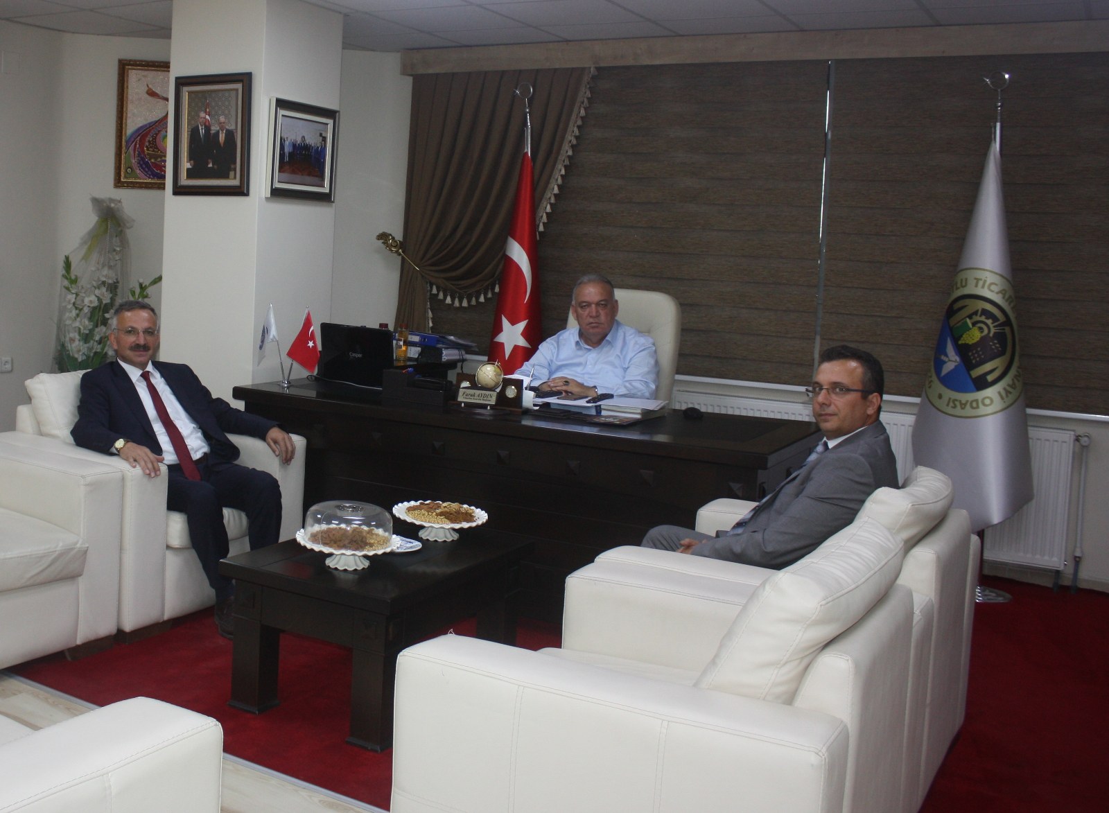 TEKNOLOJİ FAKÜLTESİ DEKANLARINDAN ODAMIZA ZİYARET