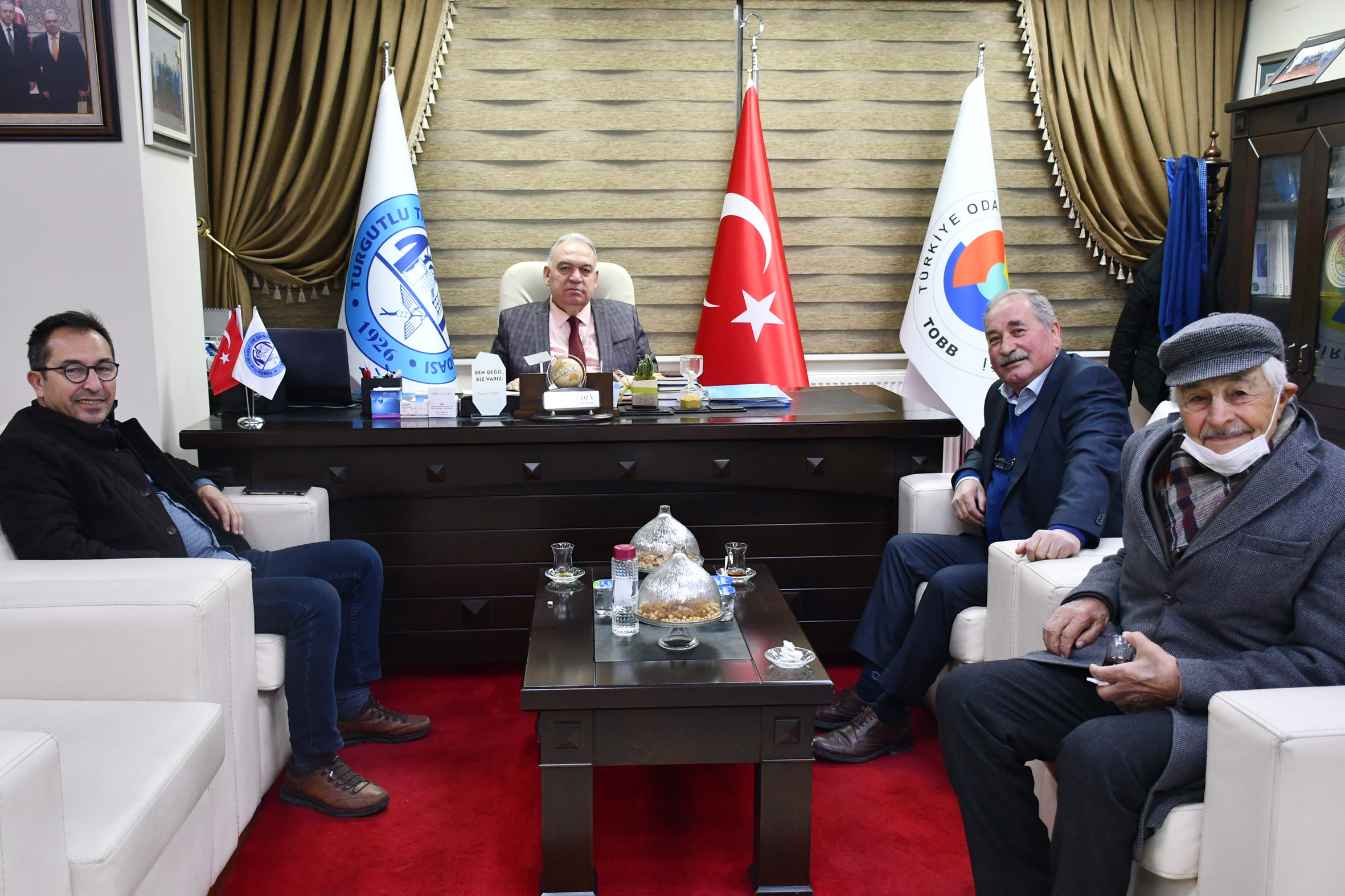 TUTSO Başkanı Faruk Aydın'a Ziyaretler