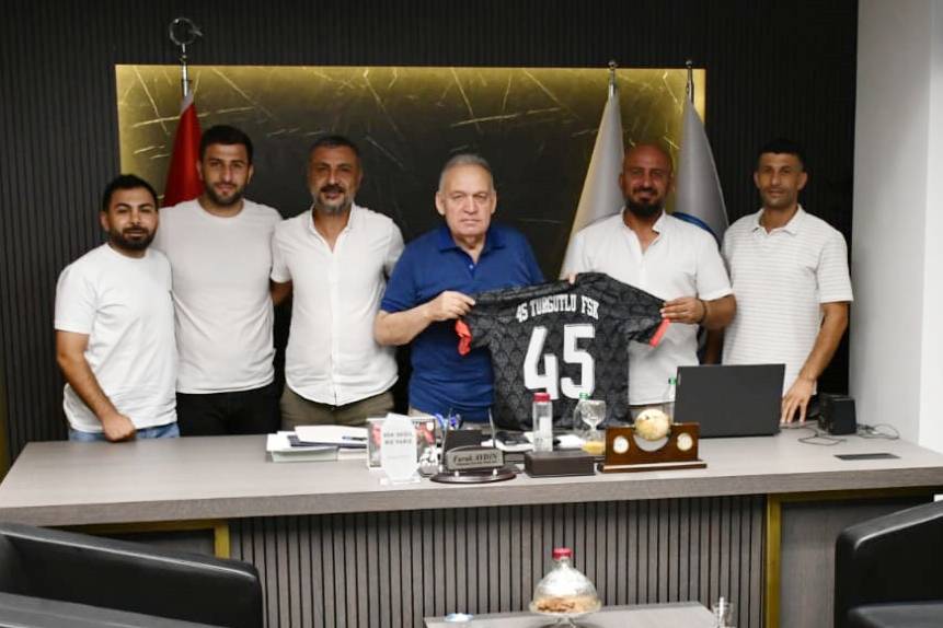 45 Turgutlu FK'dan, Başkan Aydın'a Ziyaret