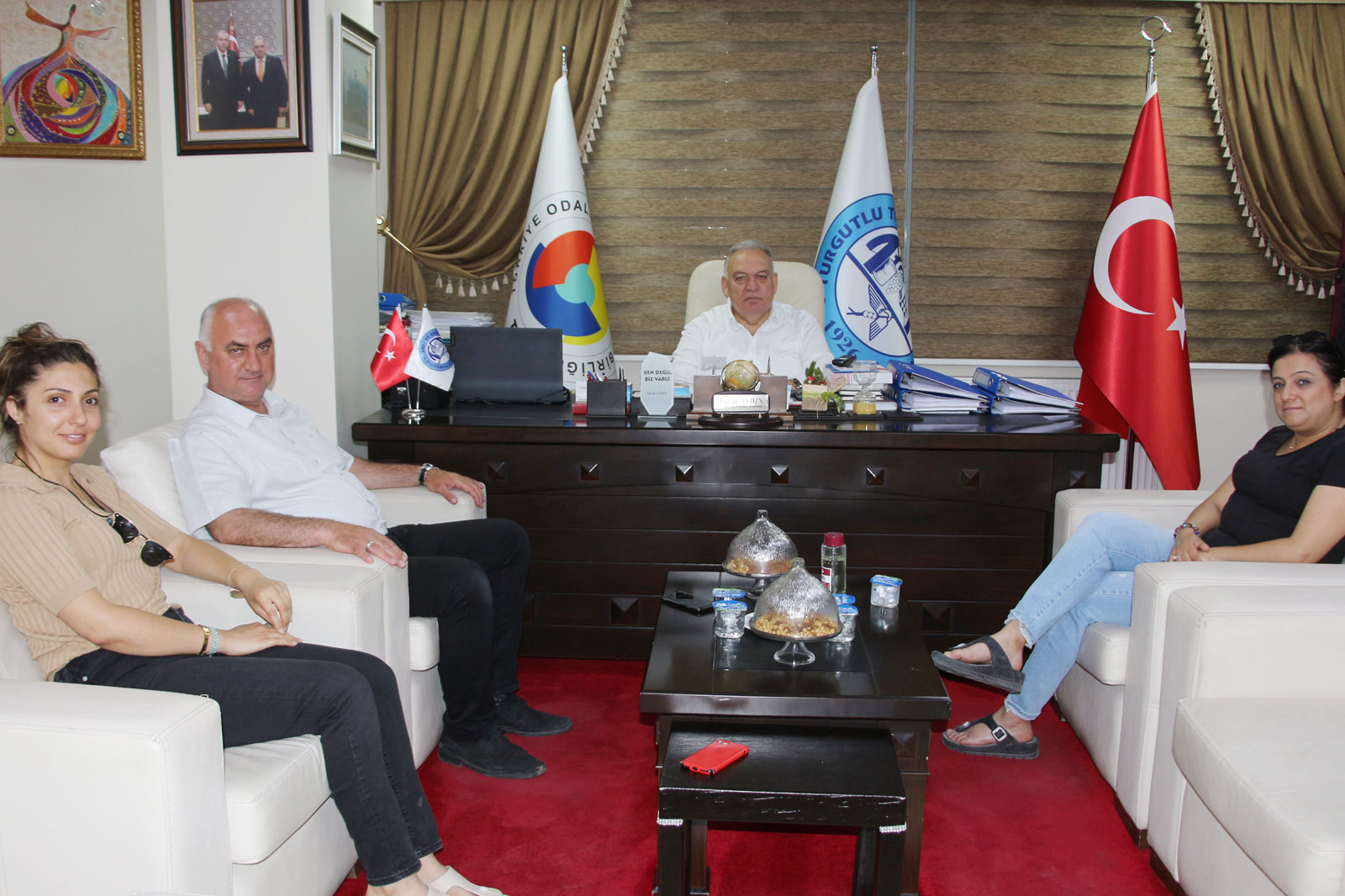 DCM Grup Madeni Yağ'dan Başkan Aydın'a Ziyaret