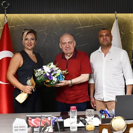 Kaplan ve Sayın'dan, Başkan Aydın'a Ziyaret