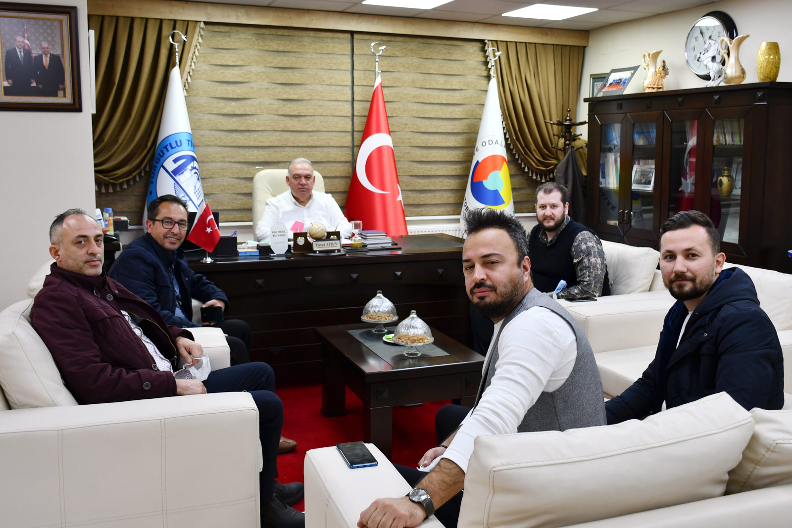Baggi Tekstil Yöneticilerinden, TUTSO Başkanı Aydın'a Ziyaret