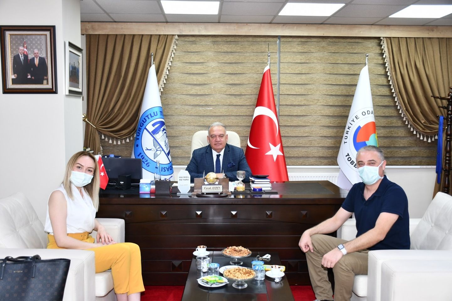 Garanti BBVA dan Başkan Aydın'a Ziyaret