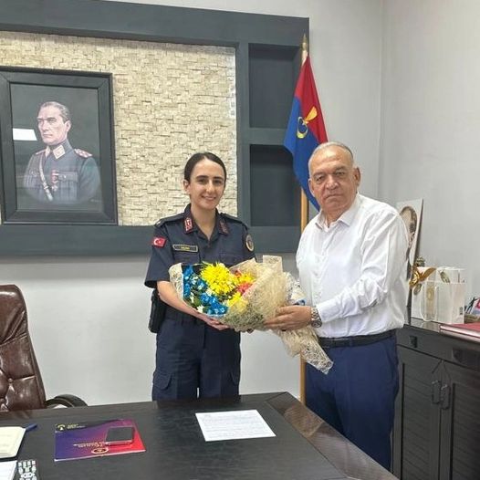 Başkan Aydın'dan Teğmen Uçar'a Hayırlı Olsun Ziyareti
