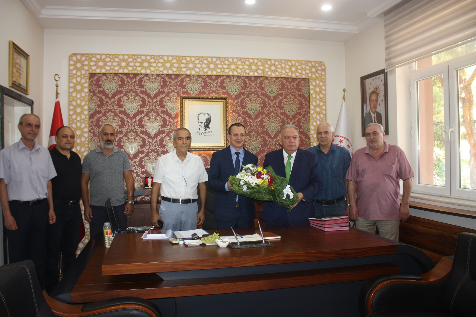 ODAMIZDAN YENİ KAYMAKAMIMIZ ALİ YILMAZ’ A HAYIRLI OLSUN ZİYARETİ