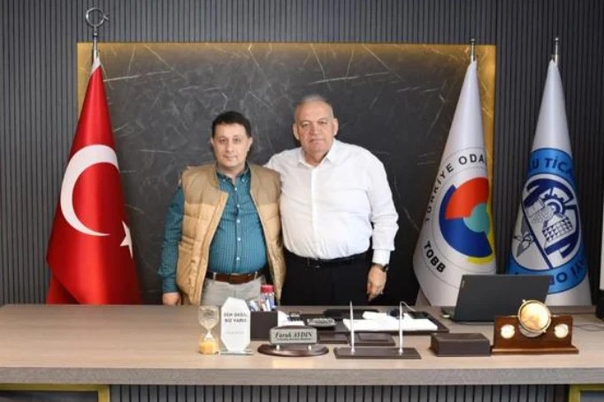 Başkan Aydın\'ı, Göçmen Ziyaret Etti