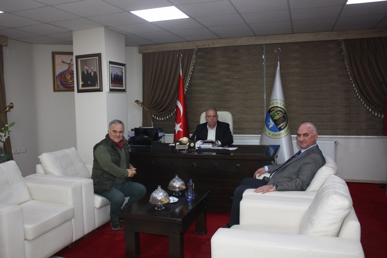 TİCARET BORSASINDAN ODAMIZA ZİYARET