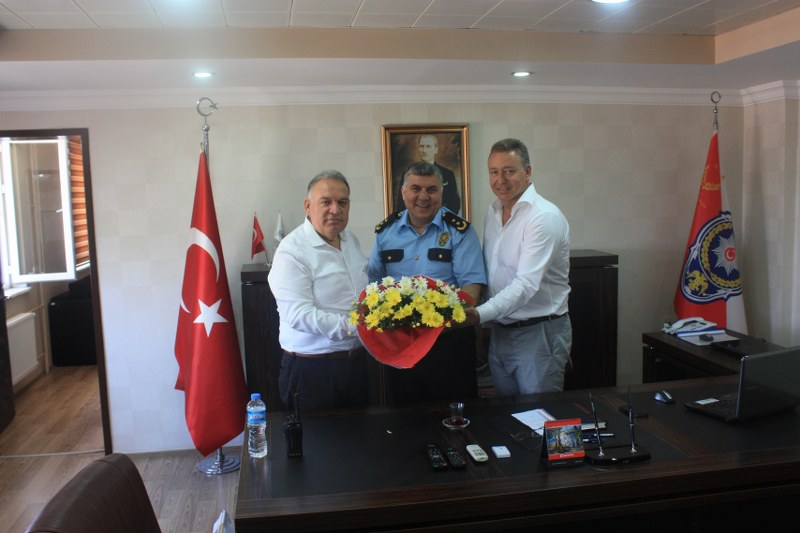 ODAMIZ, İLÇEMİZ EMNİYET YENİ MÜDÜRÜ ESENDEMİR İ ZİYARET ETTİ