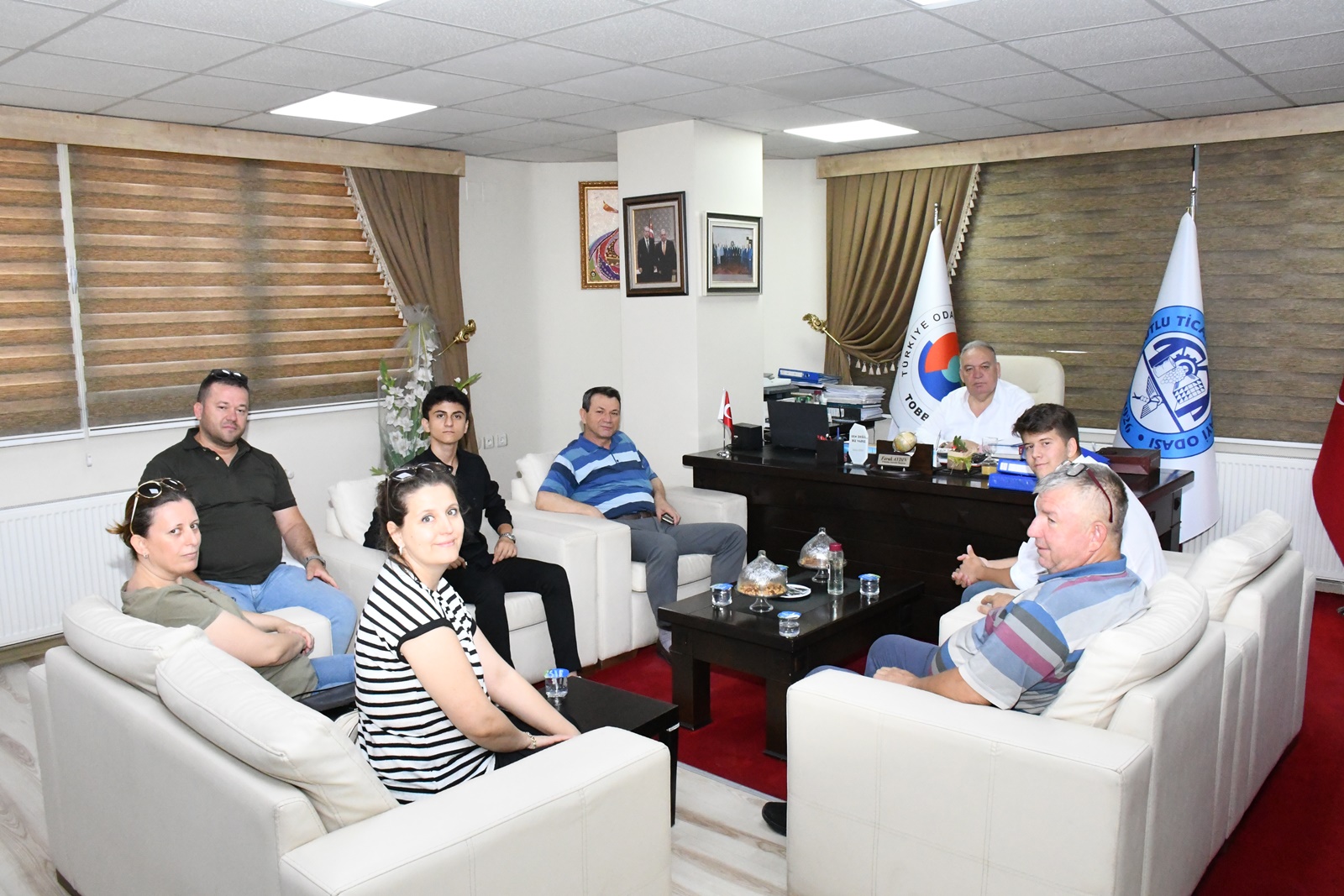 Halil Kale Fen Lisesi Tutuşun Geleceğe Ekibi'nden Başkan Aydın'a Ziyaret