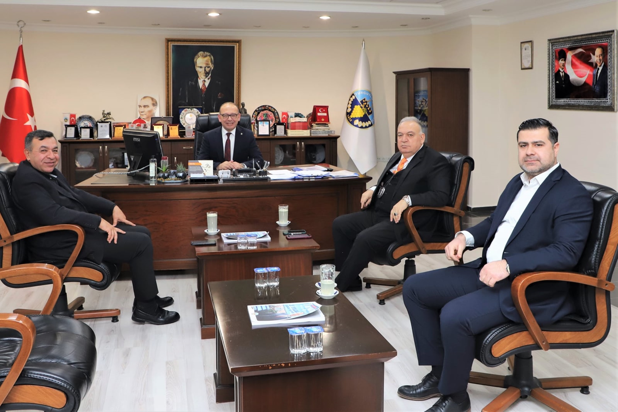 TUTSO Başkanı Aydın'dan, Başkan Akın'a Ziyaret