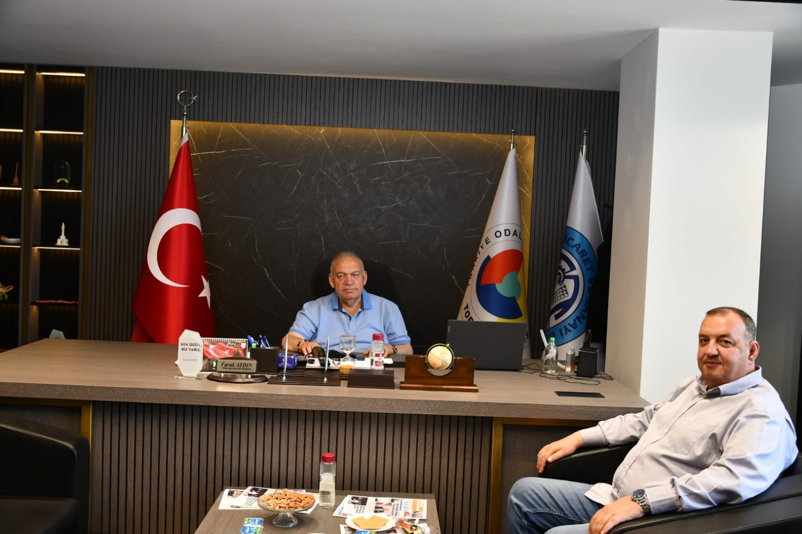 Gökhan Yörüyen'den, Başkan Faruk Aydın'a Ziyaret
