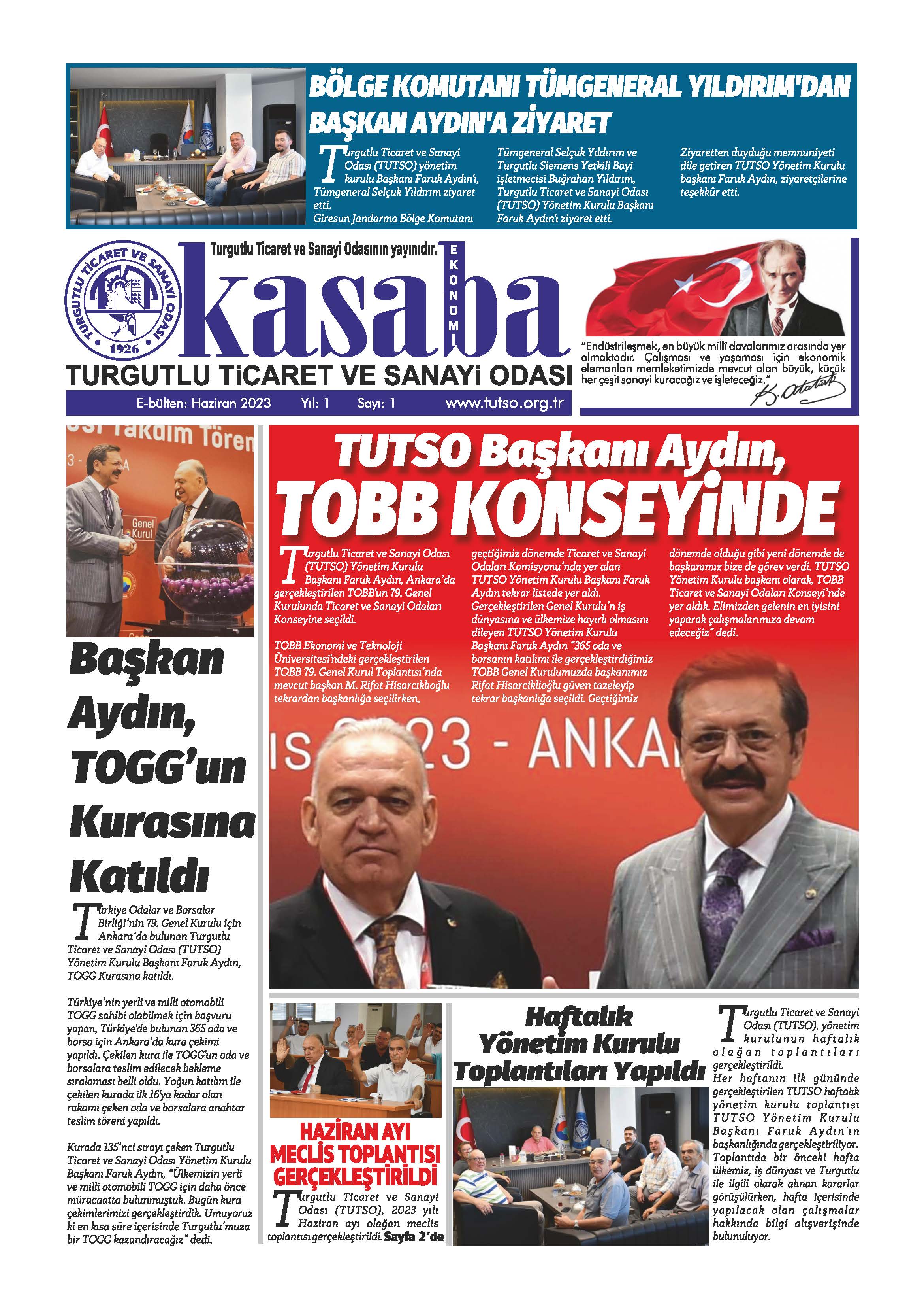 Haziran 2023 E-Bülteni Yayınlandı