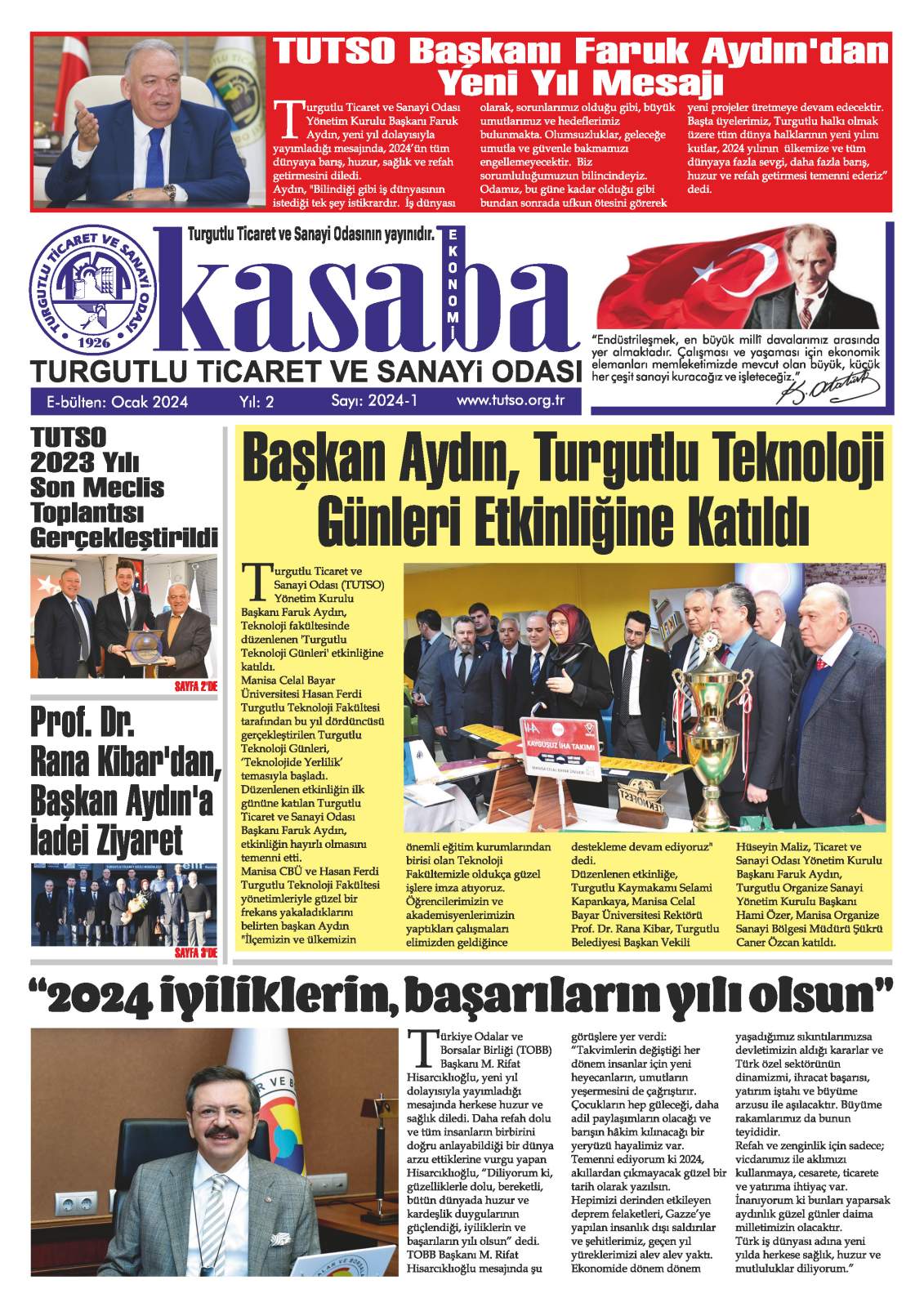 Ocak 2024 E-Bülteni Yayınlandı