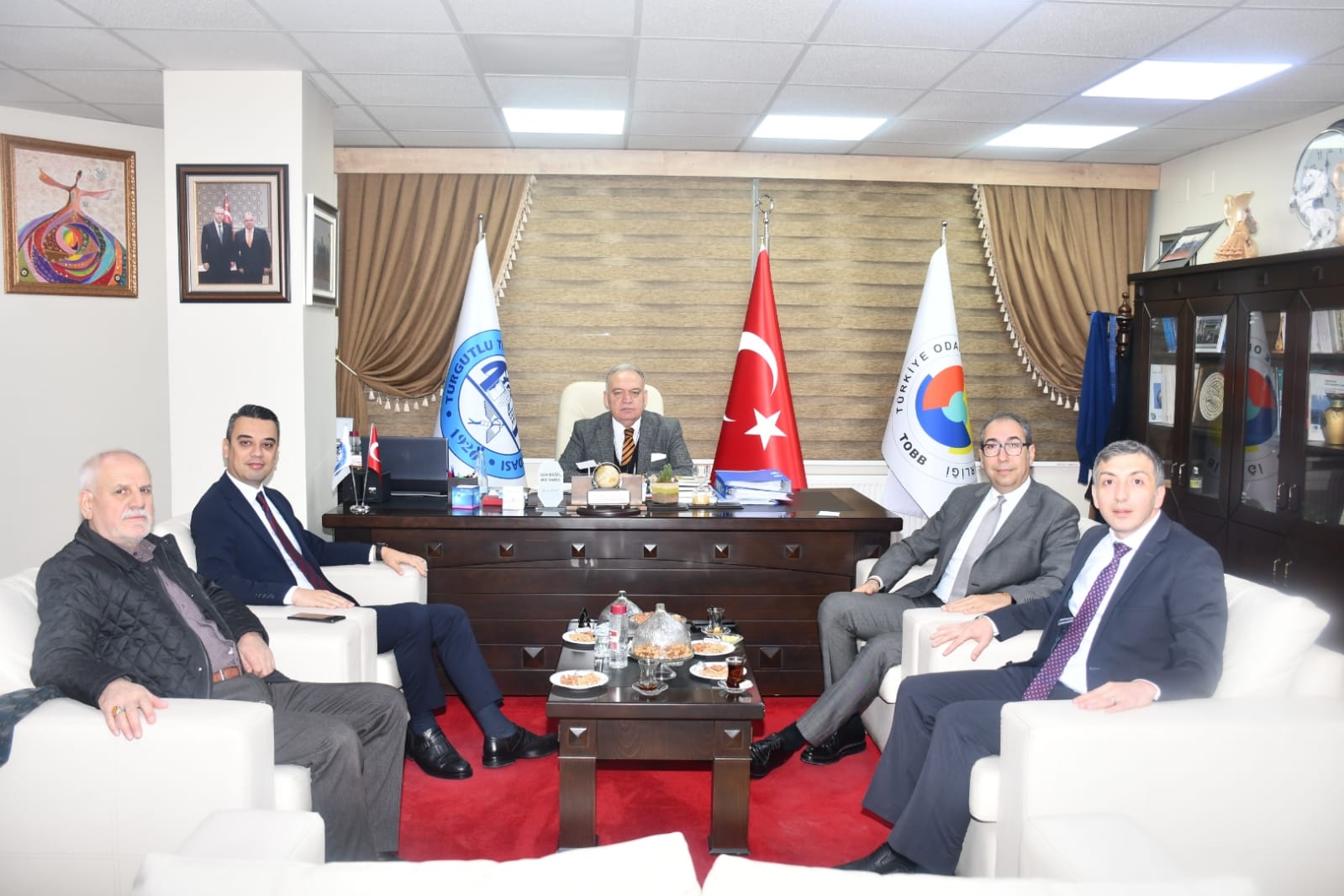 TUTSO Başkanı Faruk Aydın'a Şekerbank'tan ziyaret