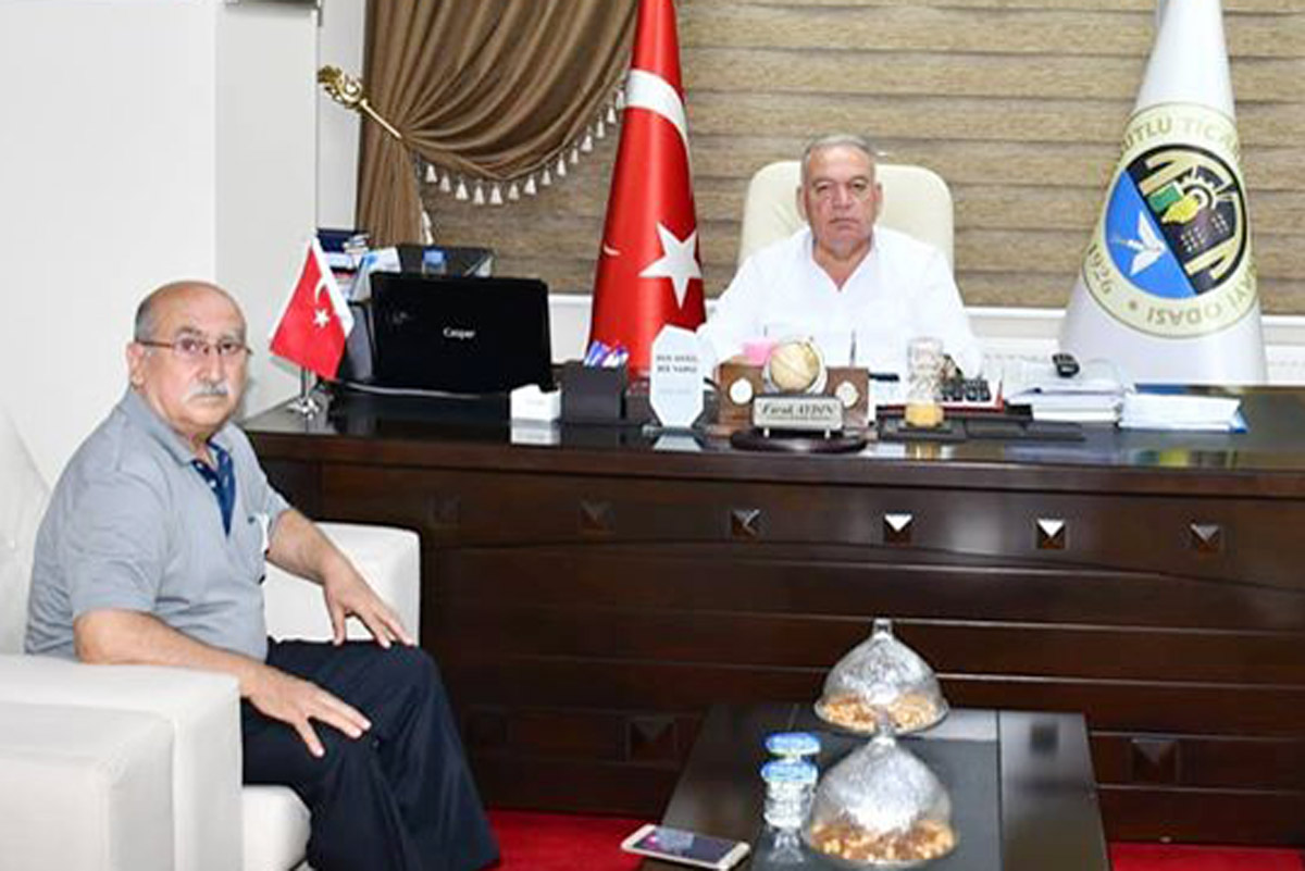 Hüsamettin Sağlık'tan, Başkan Aydın'a Ziyaret