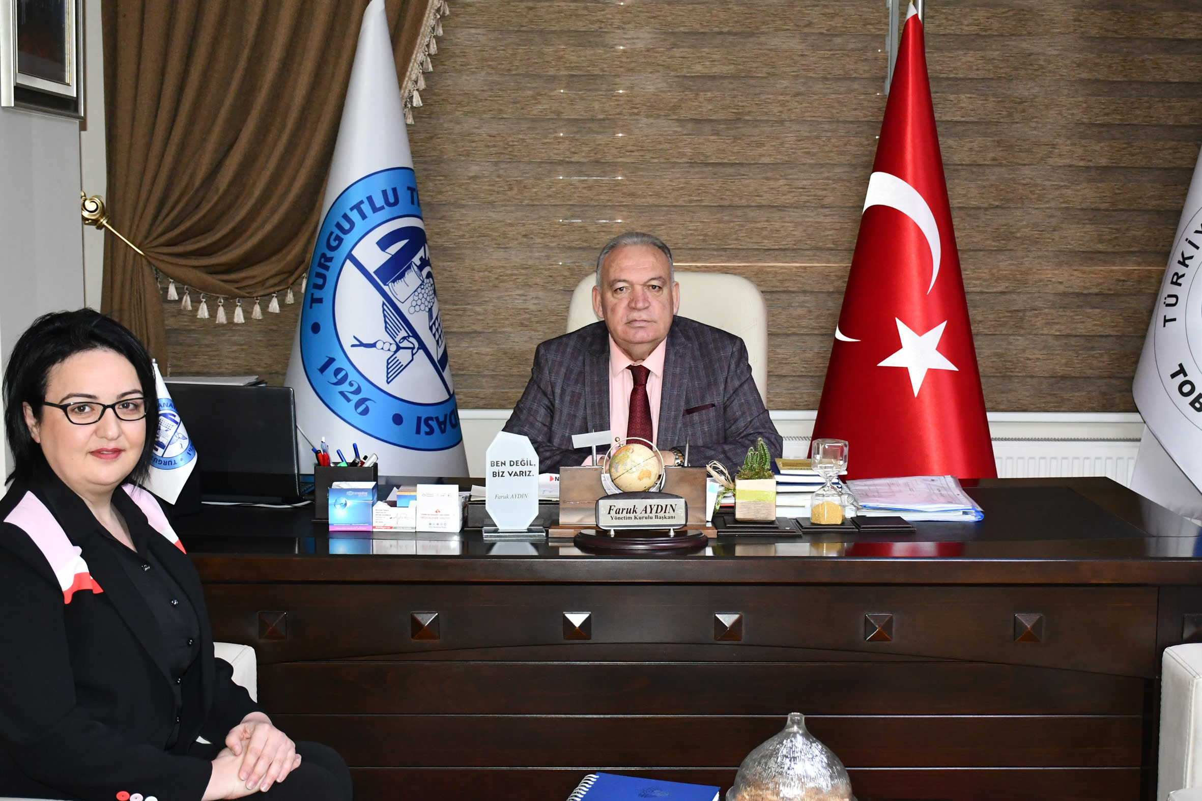Nasev Danışmanlık'tan, TUTSO Başkanı Faruk Aydın'a Ziyaret