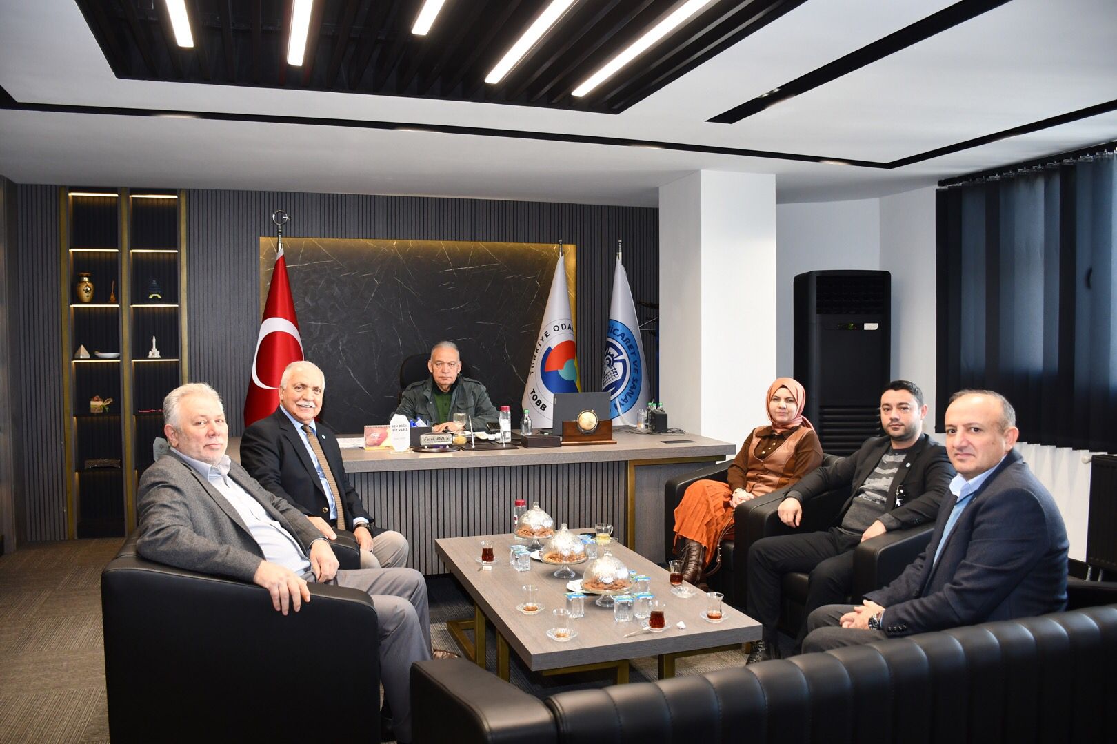 Ahmet Orhan’dan, Başkan Faruk Aydın’a Ziyaret