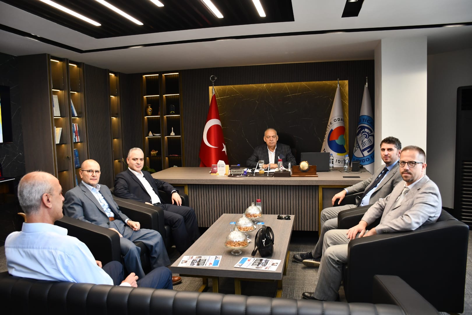 HFT Teknoloji Fakültesinden TUTSO Başkanı Aydın'a ziyaret