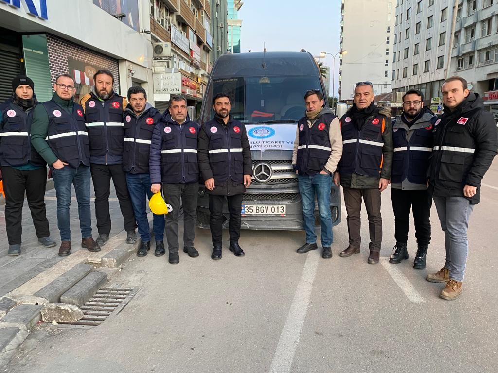 TUTSO\'nun Gönüllü Ekibi Deprem Bölgesinde Yardımlarını Sürdürüyor