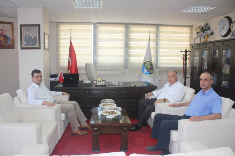 TURGUTLU BAŞSAVCISI MUSTAFA EMRE’DEN ODAMIZA VEDA ZİYARETİ