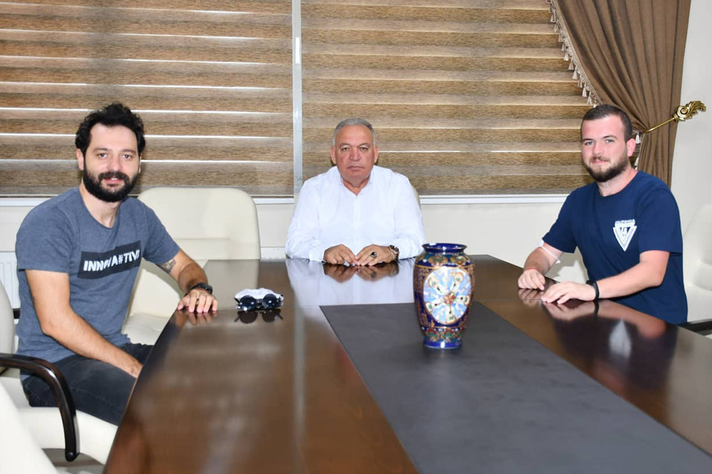 Genç Mühendislerden Başkan Aydına ziyaret
