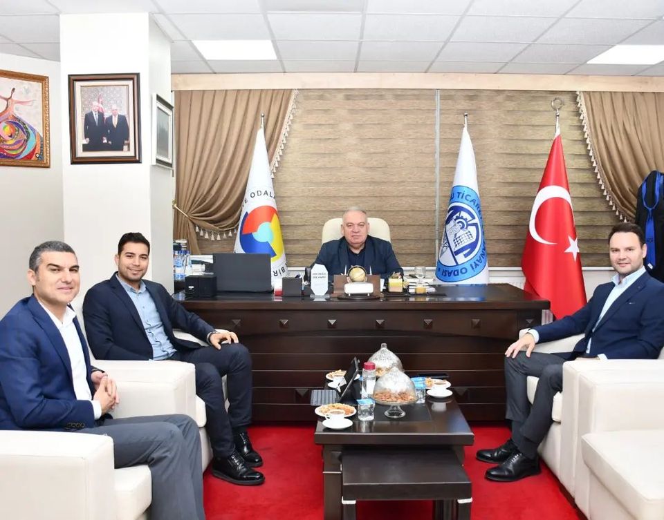 TEB\'den TUTSO Başkanı Aydın\'a Ziyaret