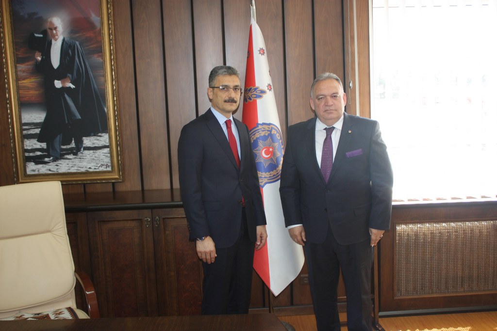 ODAMIZ İL EMNİYET MÜDÜRÜ FEVZİ BİLGİÇ İ ZİYARET ETTİ
