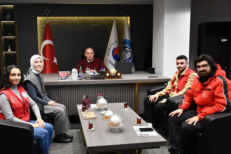 Turgutlu Şehit Tolga Artuğ Gençlik Merkezi\'nden, Başkan Aydın\'a Ziyaret