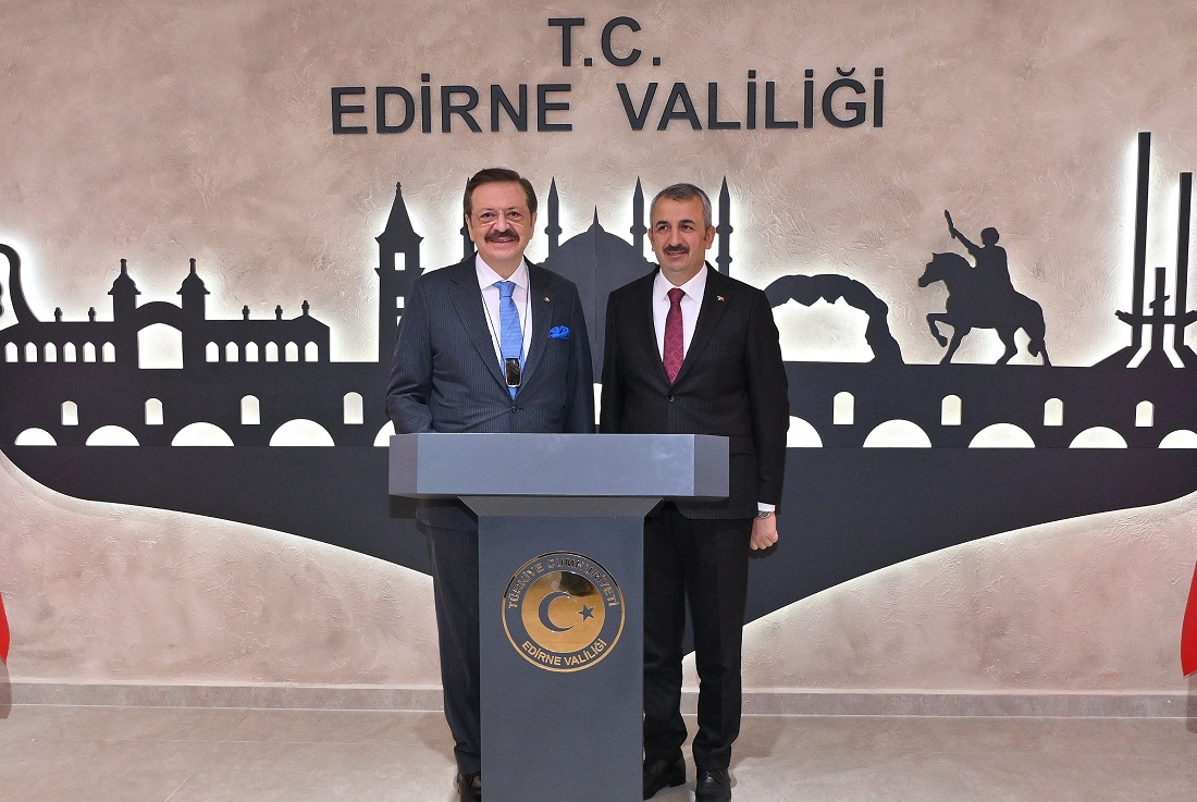 Edirne Valisi Yunus Sezer’e ziyaret