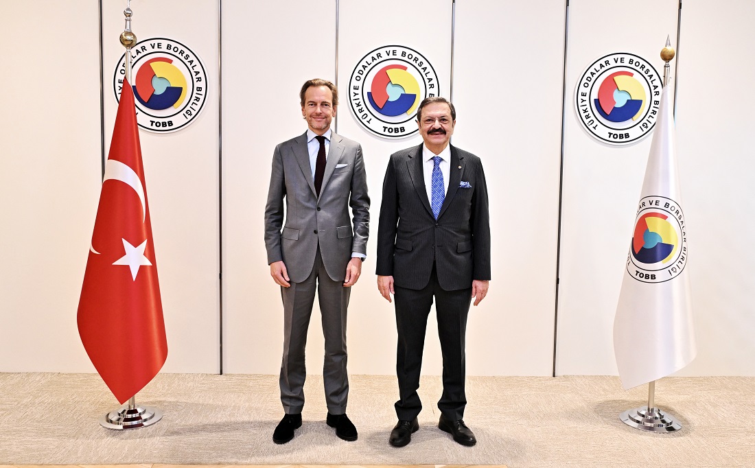 Hisarcıklıoğlu, Belçika’nın Ankara Büyükelçisi Hendrik Van De Velde ile görüştü