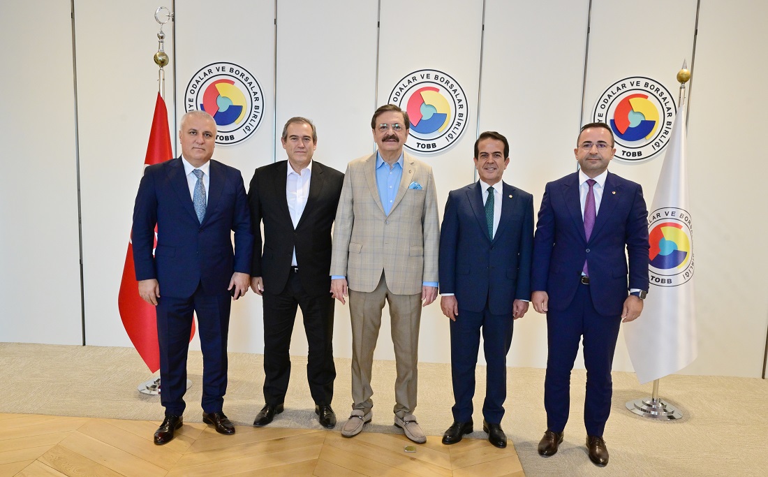 Antalya Oda/Borsa Başkanlarından Hisarcıklıoğlu’na ziyaret