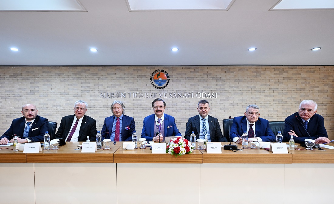 Hisarcıklıoğlu, Mersin iş dünyası ile buluştu