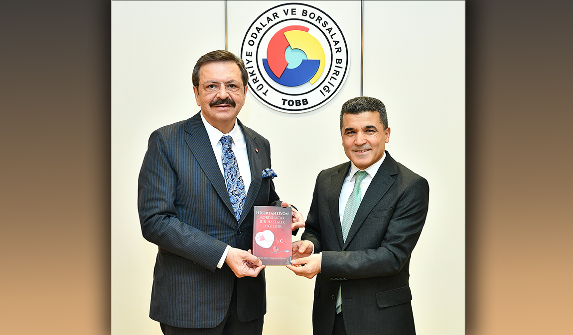 Hisarcıklıoğlu, Prof. Dr. Hüseyin Bozbaş’ı kabul etti