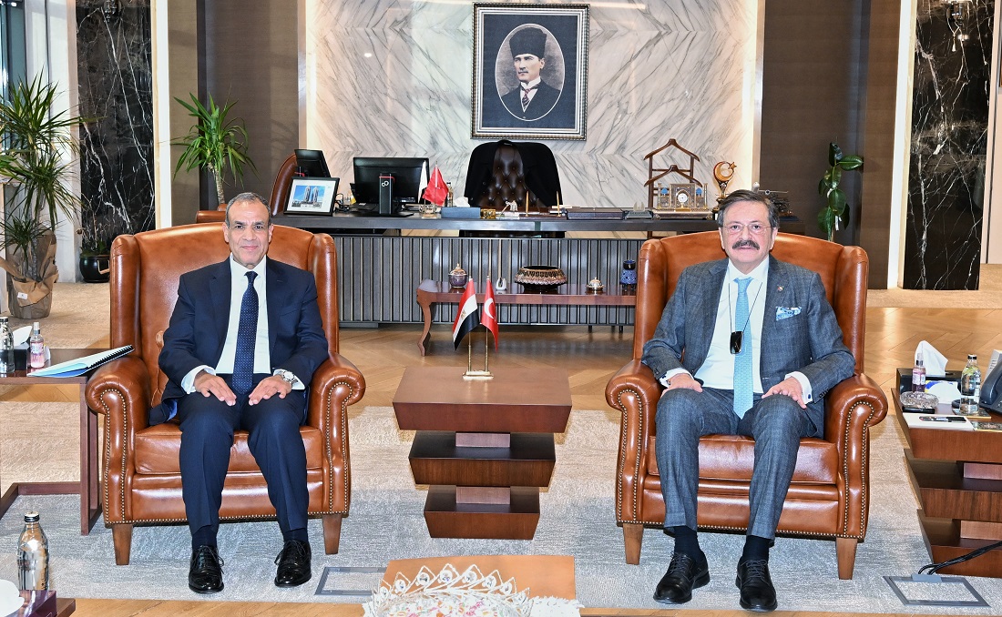 Hisarcıklıoğlu, Mısır Dışişleri Bakanı Abdulati ile görüştü