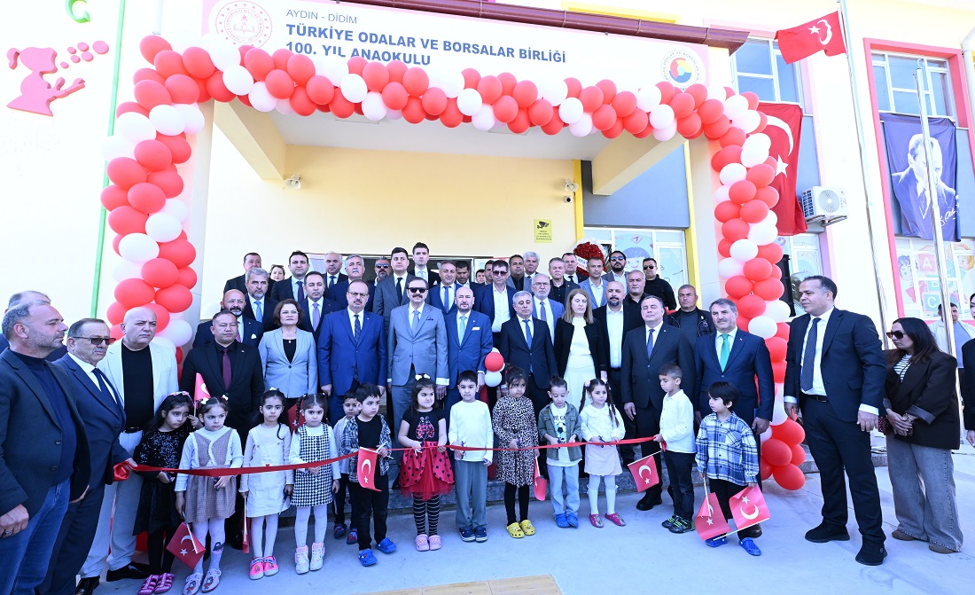Didim TOBB 100. Yıl Anaokulu açıldı