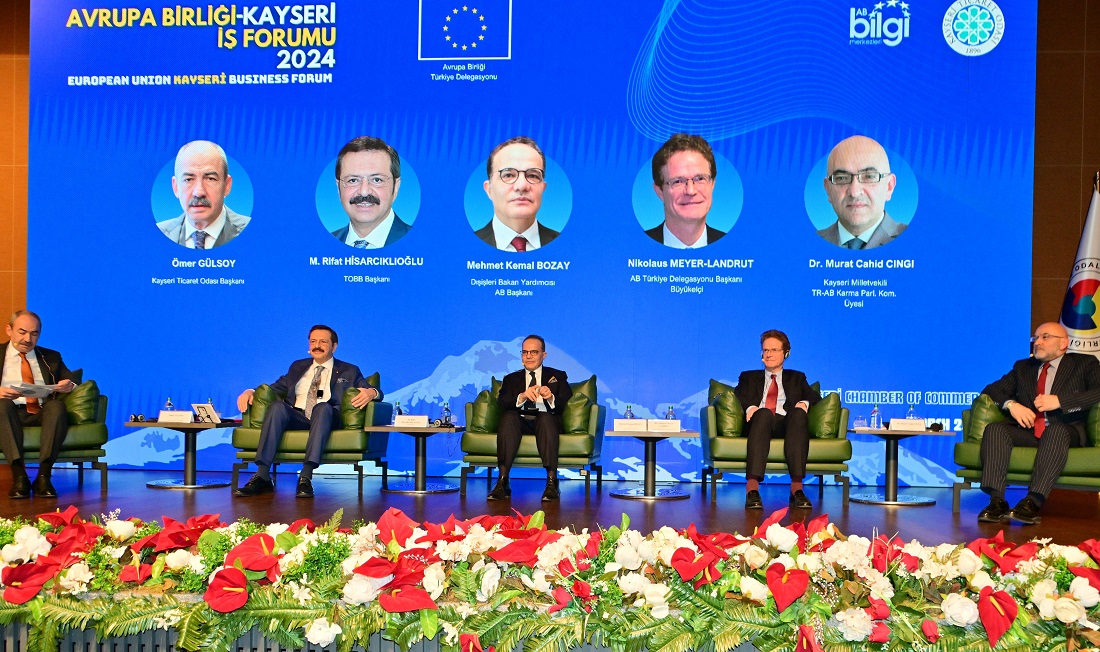 Hisarcıklıoğlu, AB-Kayseri İş Forumu’na katıldı