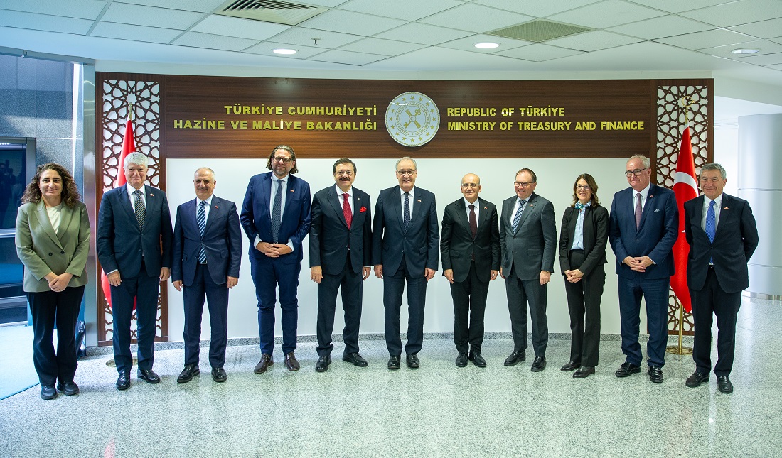 Hisarcıklıoğlu, Bakan Şimşek’in İsviçre Konfederasyonu Başkan Yardımcısı Parmelin ile görüşmesine katıldı