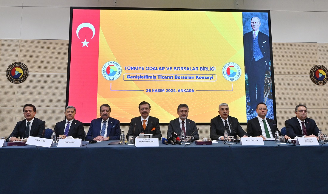 TOBB Genişletilmiş Ticaret Borsaları Konsey Toplantısı yapıldı